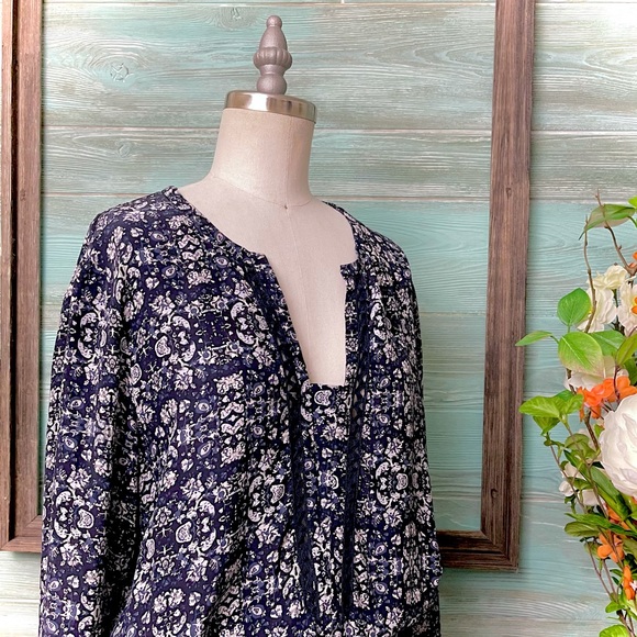 Club Monaco Artisan Silk Prairie Dress - Picture 4 of 11